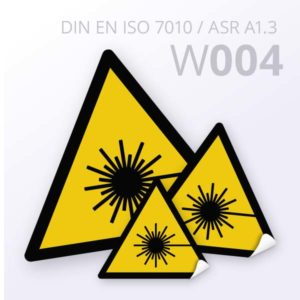 Warnzeichen-Warnung vor Laserstrahlen