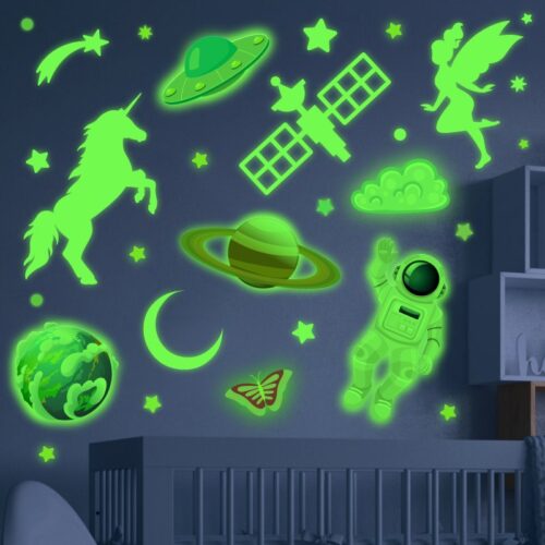 Nachleuchtende Aufkleber